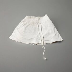 Lanston Sport White Ribbed Athletic Skirt‎ Women's M Tennis Activewear USA Made